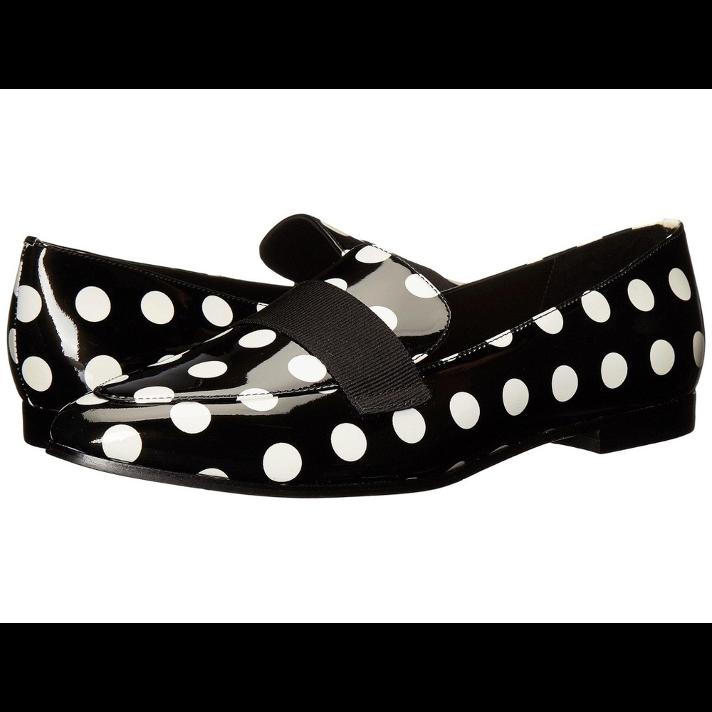 Kate spade polka dot loafers